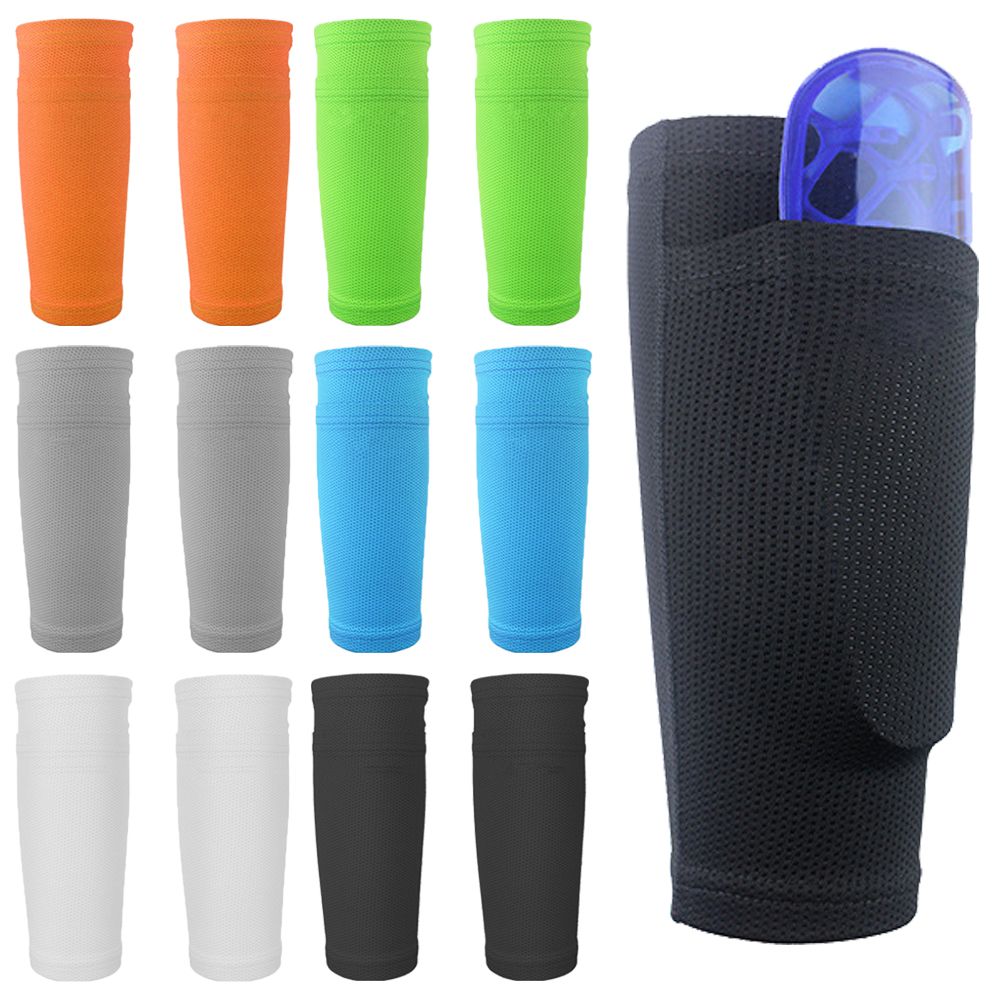 Compression Sleeve Calf - Naylon futbol Shin tutucu Instep çorap