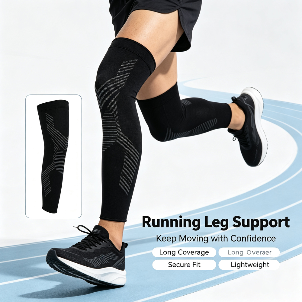 Compression Sleeve Calf - 1/2 adet, tam bacak kompresyon bandı,