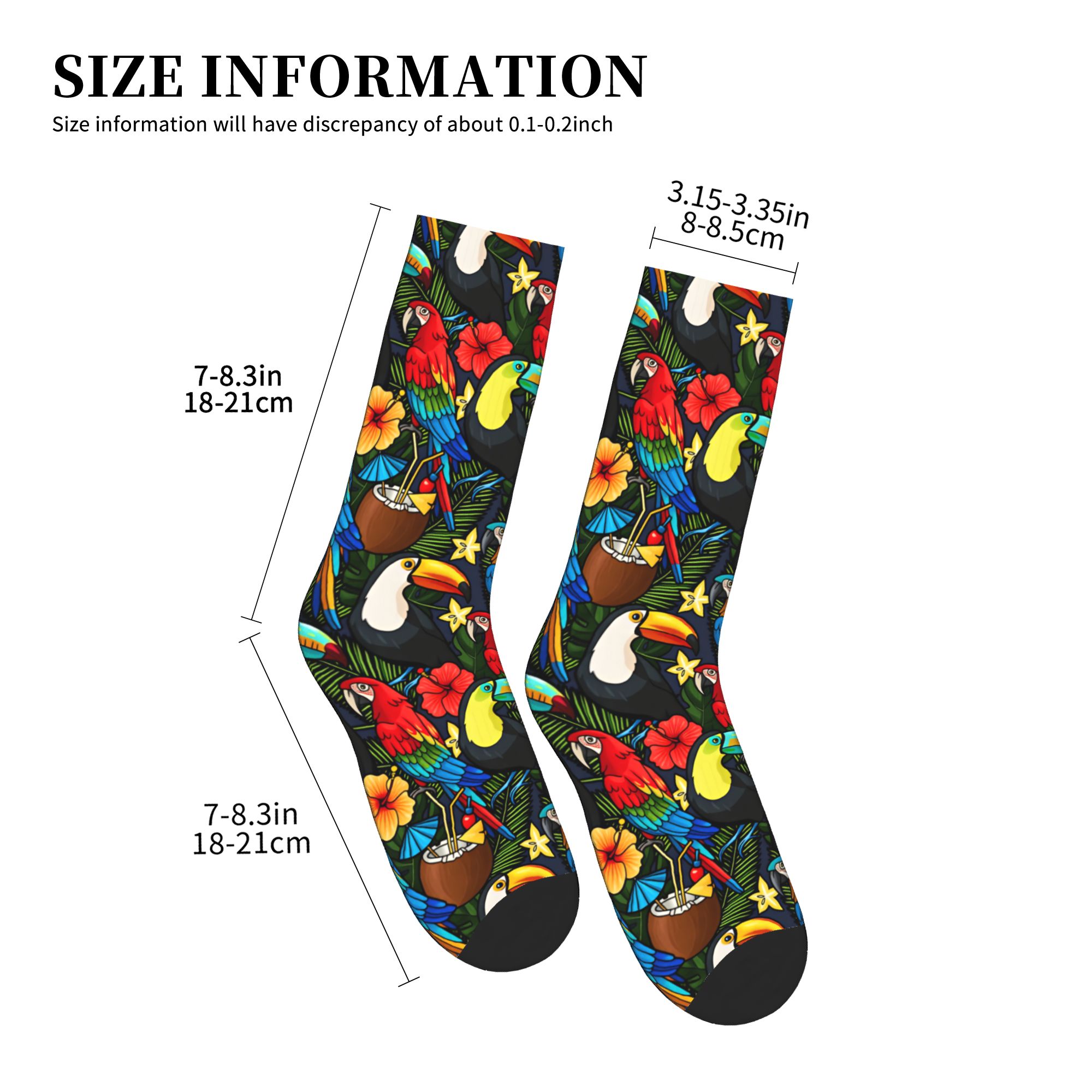 Tropikal Amerika Papağanı Tuka - Dress Sock Men incelemesi ve fiyatı
